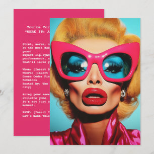 Glam Diva in Retro Shades Card