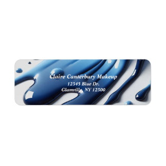 Glam Dripping Blue Liquid Makeup