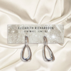 Glam Elegant Crystal Diamond Jewelry Display Mini Business Card