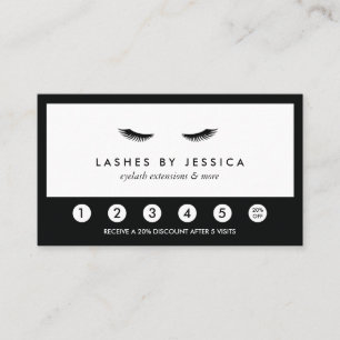 Glam Eyelashes Classic Black and White Loyalty