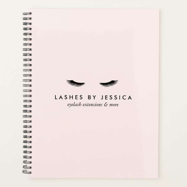 Glam Eyelashes Classic Pink Nomination Book (Devant)