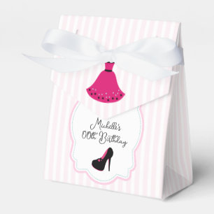 Glam Fashion Diva Birthday Party Guest Favour Favor Box