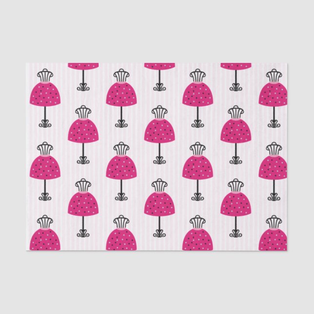 Glam Fashion Diva Birthday Party Tissue Paper (Front)