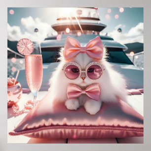 Glam fashion luxury lifestyle photo poster