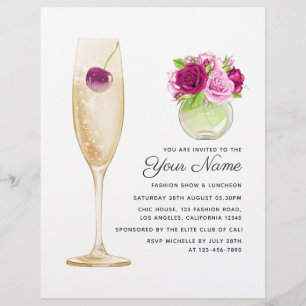 Glam Fashion Show Flyer