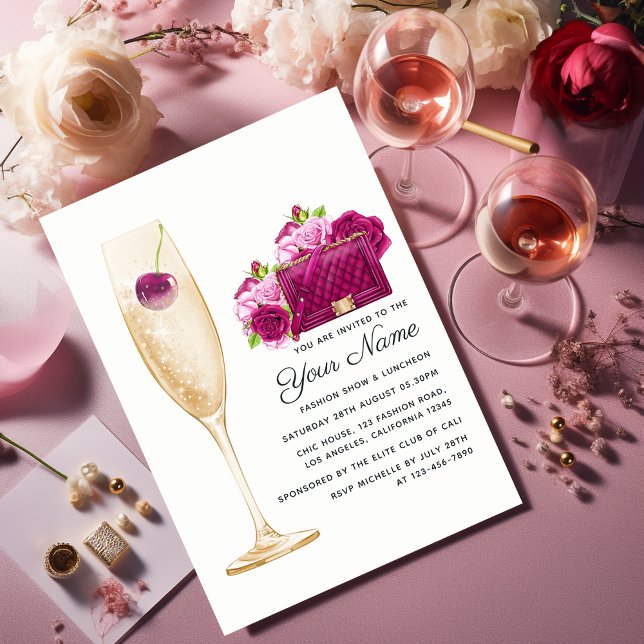 Glam Fashion Show Invitation (Creator Uploaded)