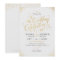 Glam faux gold glitter calligraphy vintage wedding