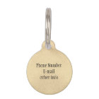 Glam Faux Gold Paw Prints and Name Personalized