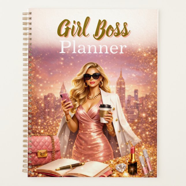 Glam Girl Boss Planner  (Devant)
