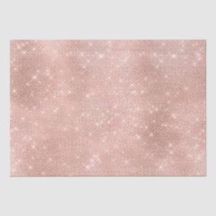 Glam Girly Blush Pink Sparkle  Tissue Paper