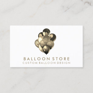 Glam Glitter Event Party Decor Balloon Business Card