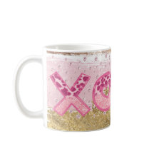 Glam Glitter Gold Pink Luxe XOXO Valentines