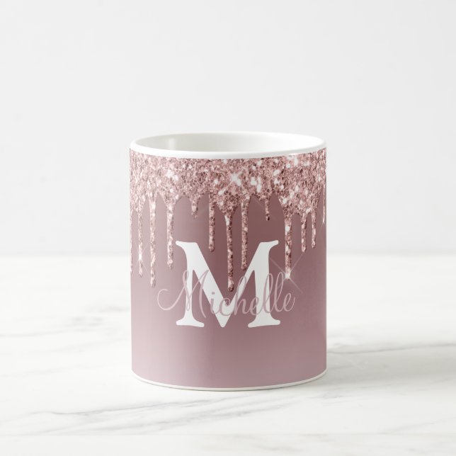Glam & Glitter Personalized Coffee Mug (Center)