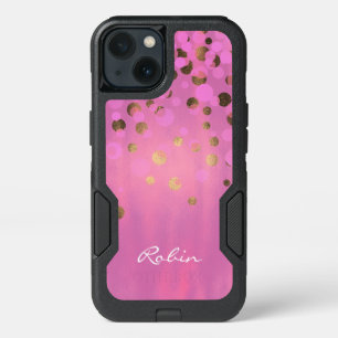 Glam Gold and Pink Otterbox Samsung Galaxy 8 Case