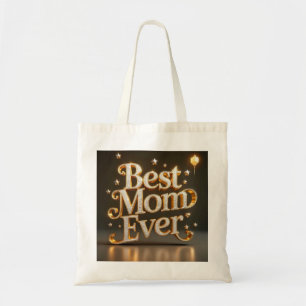Glam Gold Bling Best Mom Ever Tote Bag