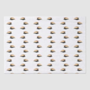 Glam Gold Glitter Eyelashes Tissue Paper