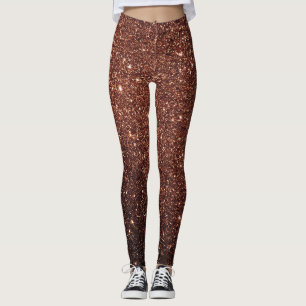 Glam gold glitter leggings