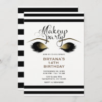 Glam Gold Makeup Eyelashes Beauty Custom Party