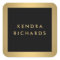Glam Gold Name Logo Stickers