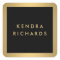 Glam Gold Name Logo Stickers