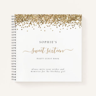 Glam Gold Parties scintillant Sweet 16 Autre livre