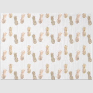 Glam Gold Pineapples Tissue Paper