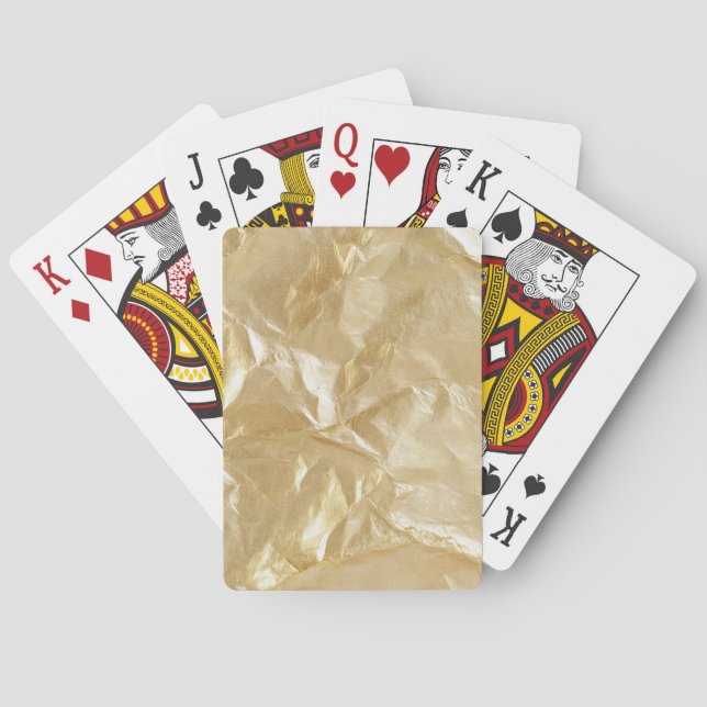 Glam Gold   Playing Cards (Back)