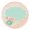 Glam Gold & Shabby Chic Pink Flowers Doily Craft