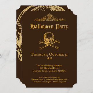 Glam gothique | Invitations | Brun