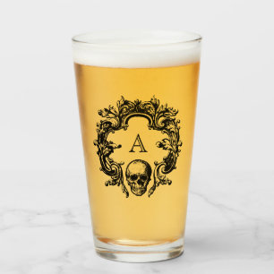 Glam gothique Verre Monogramme noir