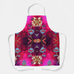 Glam & Grace: Glossy Pink Apron Stylish 