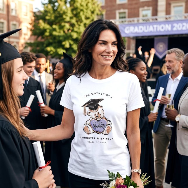 Glam Graduation Mom Bear Tee (Creator Uploaded)