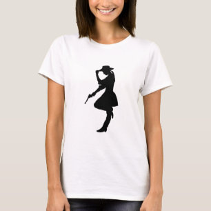 Glam Gun Girl Cowgirl T-Shirt