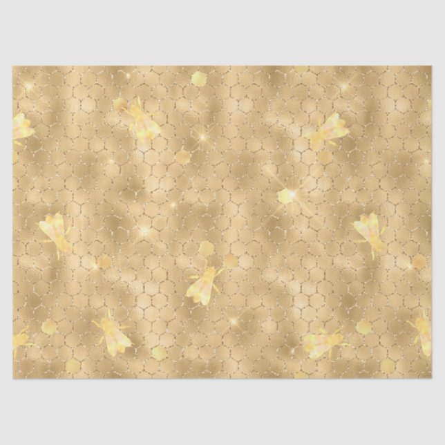 Glam Honeycomb Series Design #5 Tissue Paper (Front)