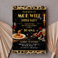 Glam Italian Dinner Mob Wife Bachelorette Party