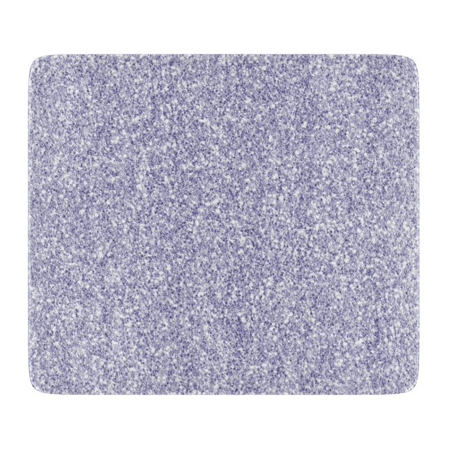 Glam Lavender Lilac Purple Glitter         Cutting Board (Front)