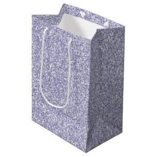 Glam Lavender Lilac Purple Glitter Medium Gift Bag