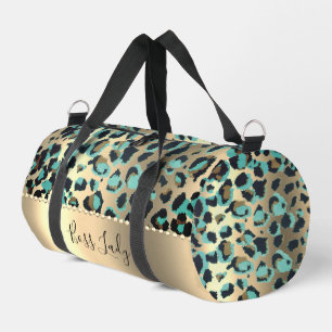 Glam Leopard Boss Lady Duffle Bag