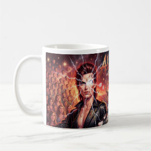Glam Lightning Cosmic Dreamscape Art Mug