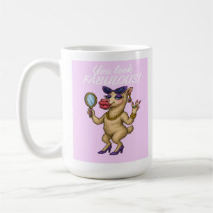 Glam Llama – Fabulous from Head to Hoof Coffee Mug