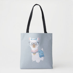 Glam Llama Tote Bag