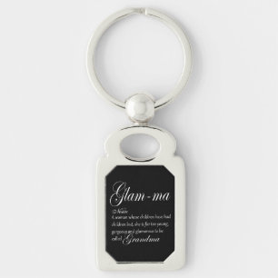 GLAM MA grandma definition Keychain