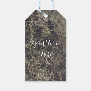 Glam Marble Granite Shimmer Elegant Chic Style Gift Tags