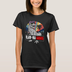 Glam Masaurus Rex Dinosaur Glam Ma Saurus Family M T-Shirt