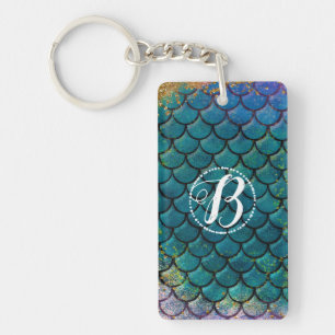 Glam Mermaid Balances de poisson Turquoise violet 