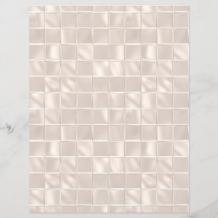 Glam Pearly Tiles Scrapbook Paper