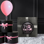 Glam Pink Black Fashion 18th Birthday Party Classic Round Sticker<br><div class="desc">Glamourous French couture-inspired,  pink and black "18" 18th birthday design featuring a hat box cake,  pink stilettos and a makeup bag among various unopened birthday presents and luscious cupcakes.  Perfect for celebrating birthday occasions.  Age is created in an uneditable faux pink glitter fon</div>