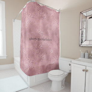 Glam Pink Glitzy Leopard Print
