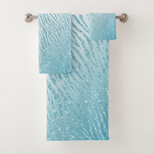 Glam poster de animal Parties scintillant bleue