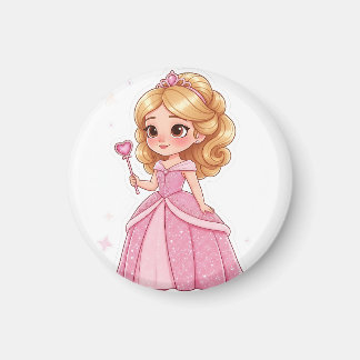 Glam Princess custom cut vinyl Magnet